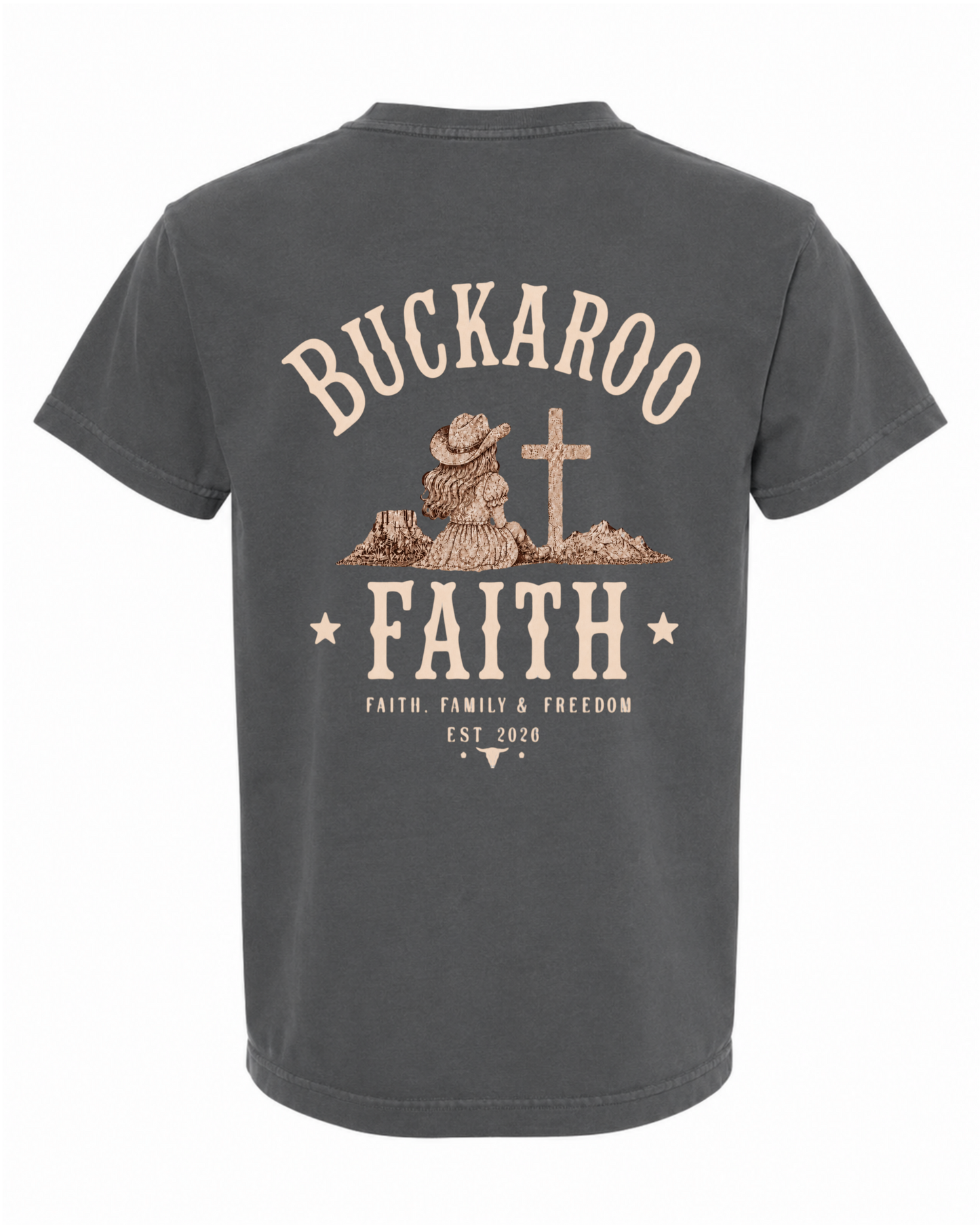 Faith Family Freedom Girl Tee