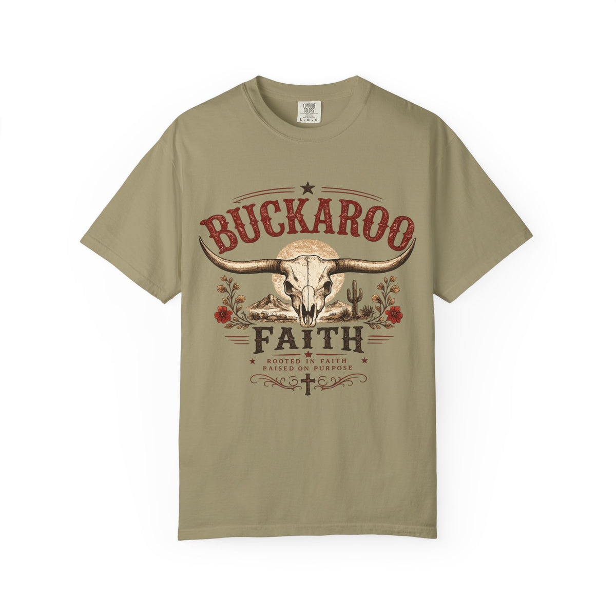 Buckaroo Faith Skull Women's Unisex Tee
