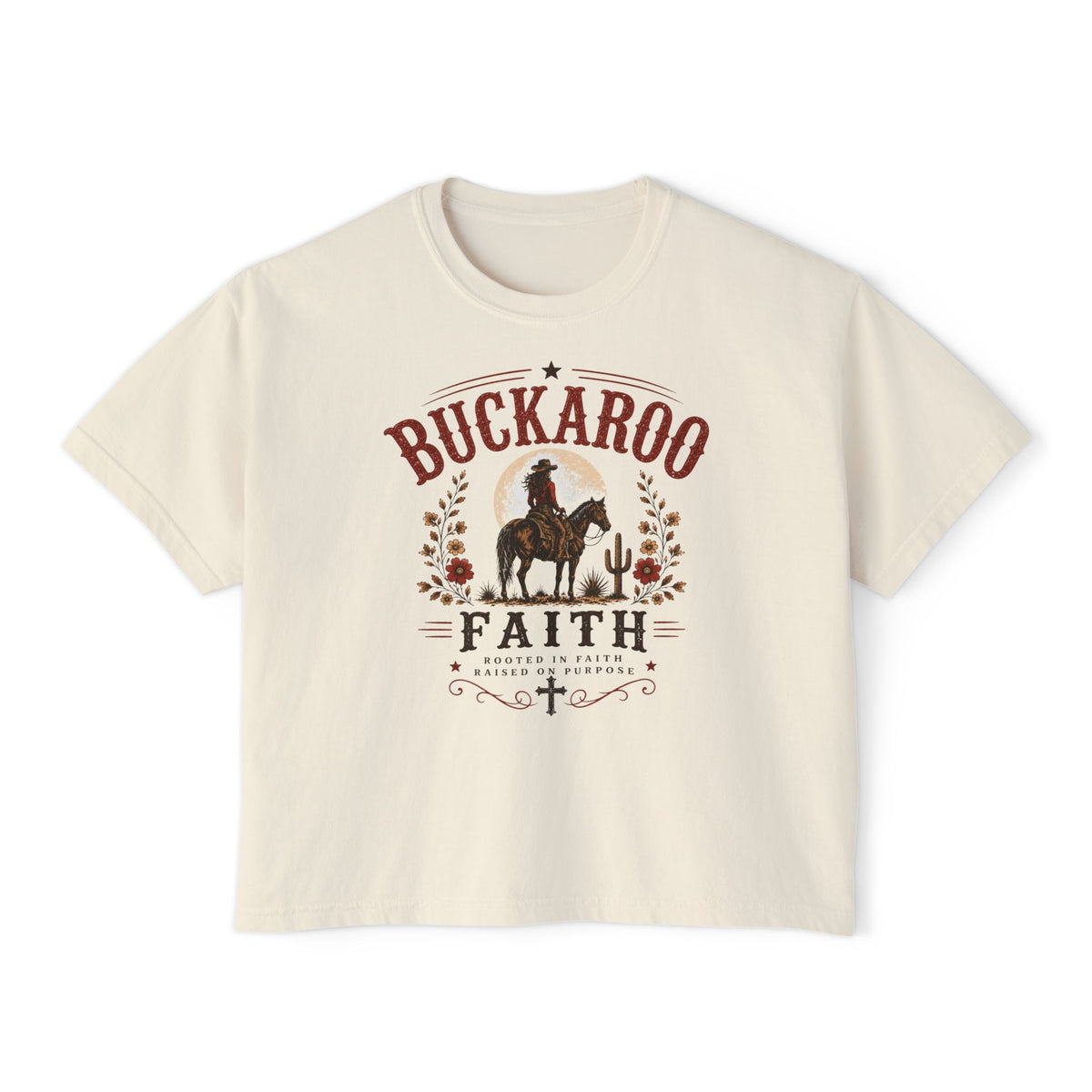 Buckaroo Faith Horse Women's Boxy Tee