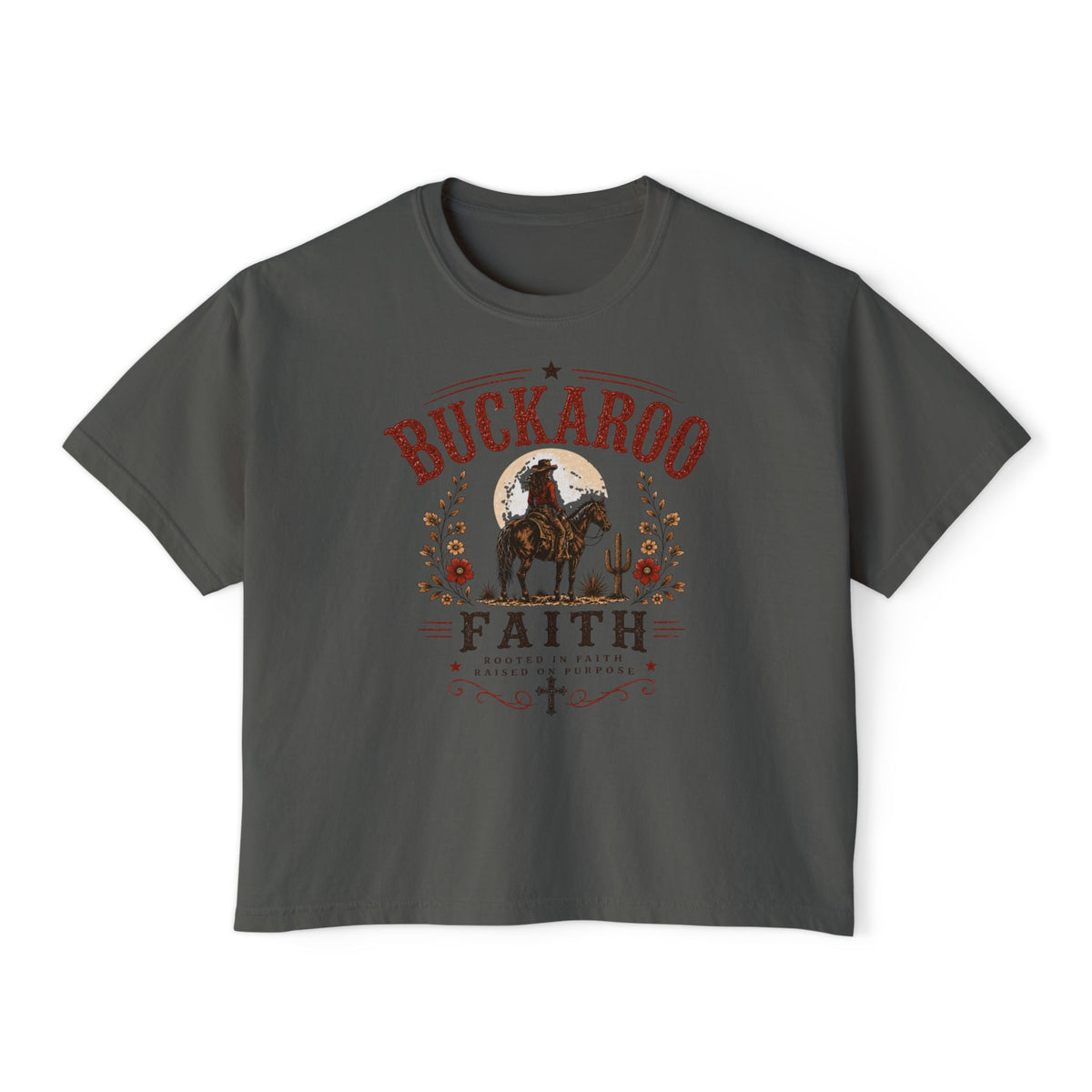 Buckaroo Faith Horse Women's Boxy Tee