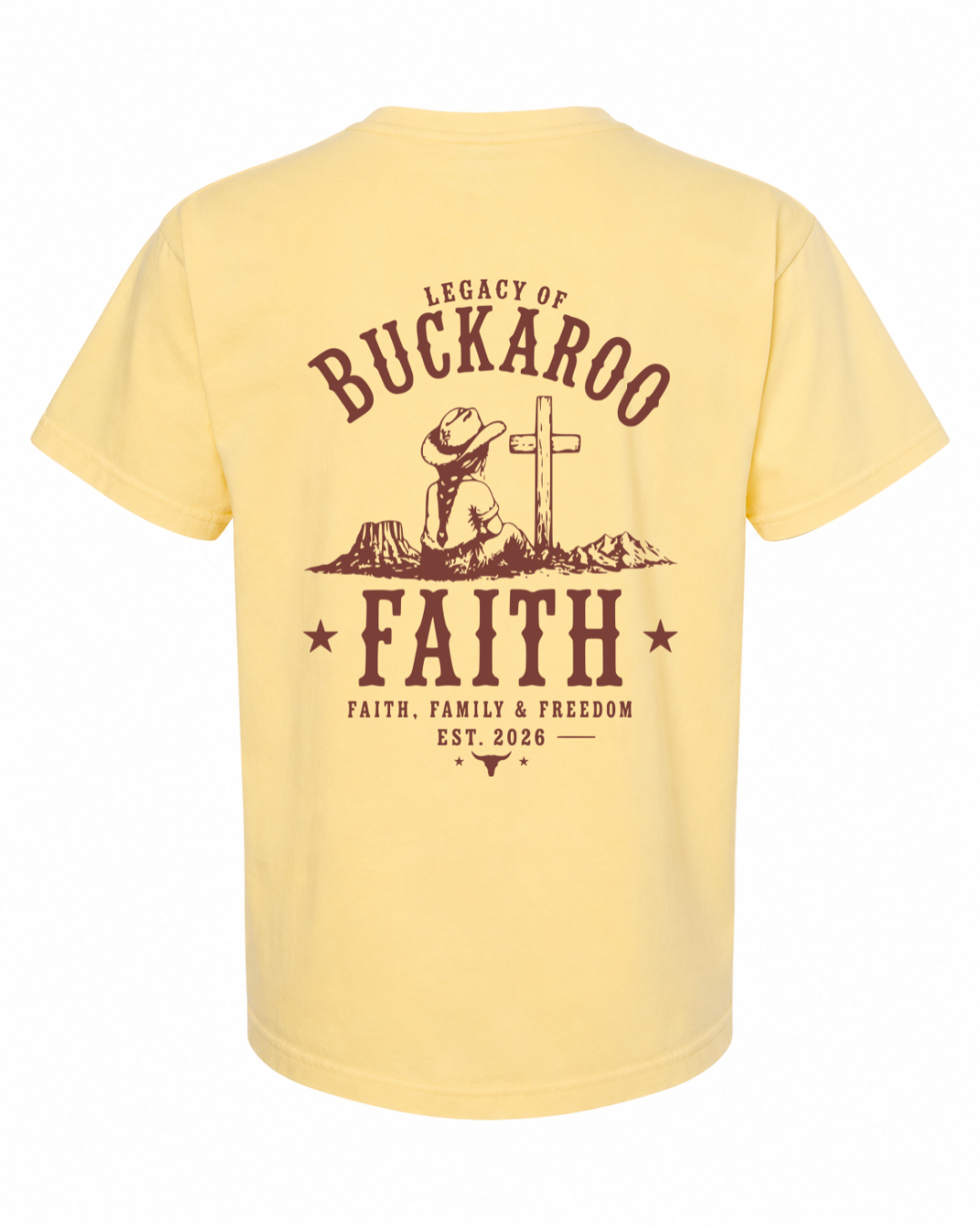 Faith Family Freedom Girl Tee