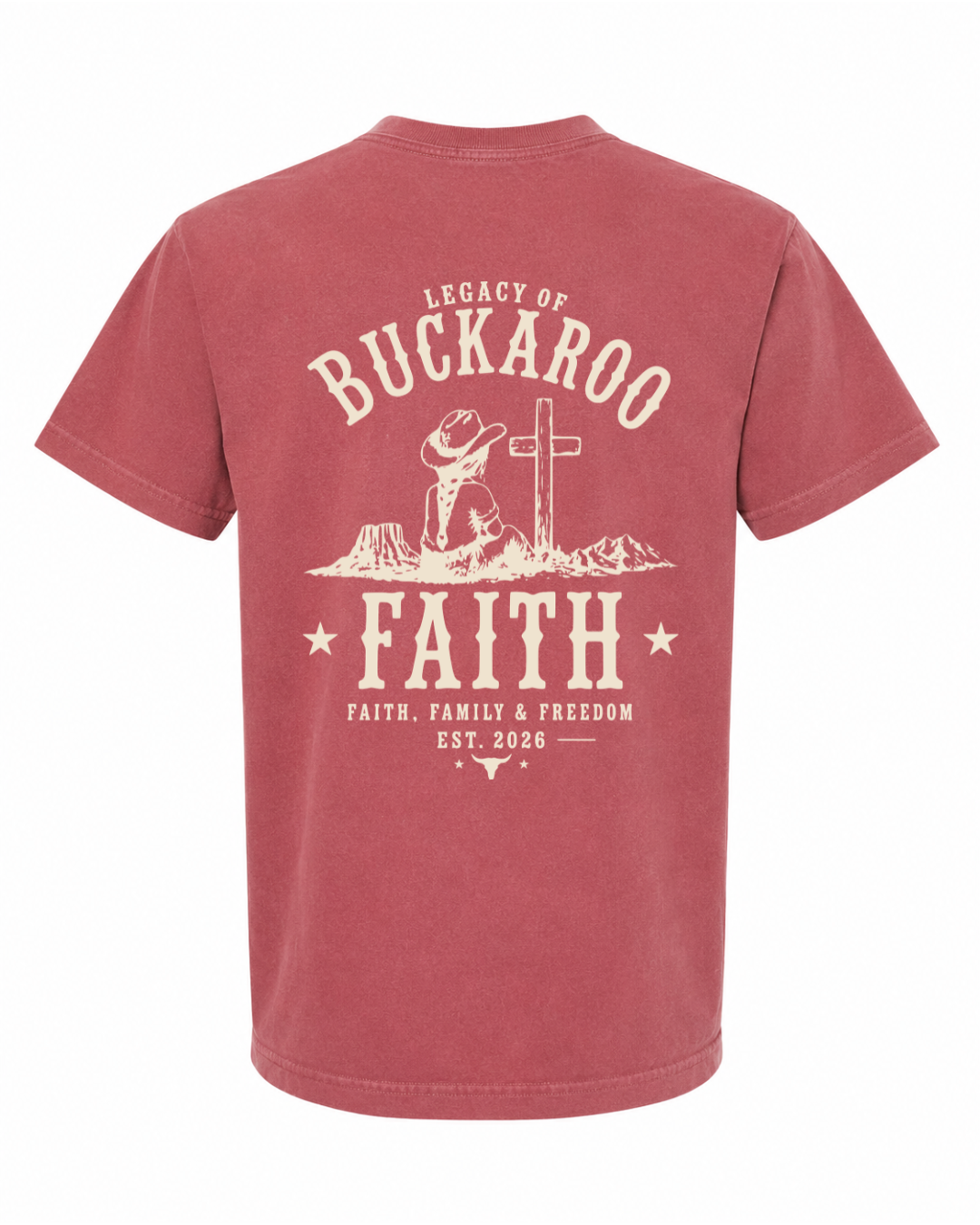 Faith Family Freedom Girl Tee