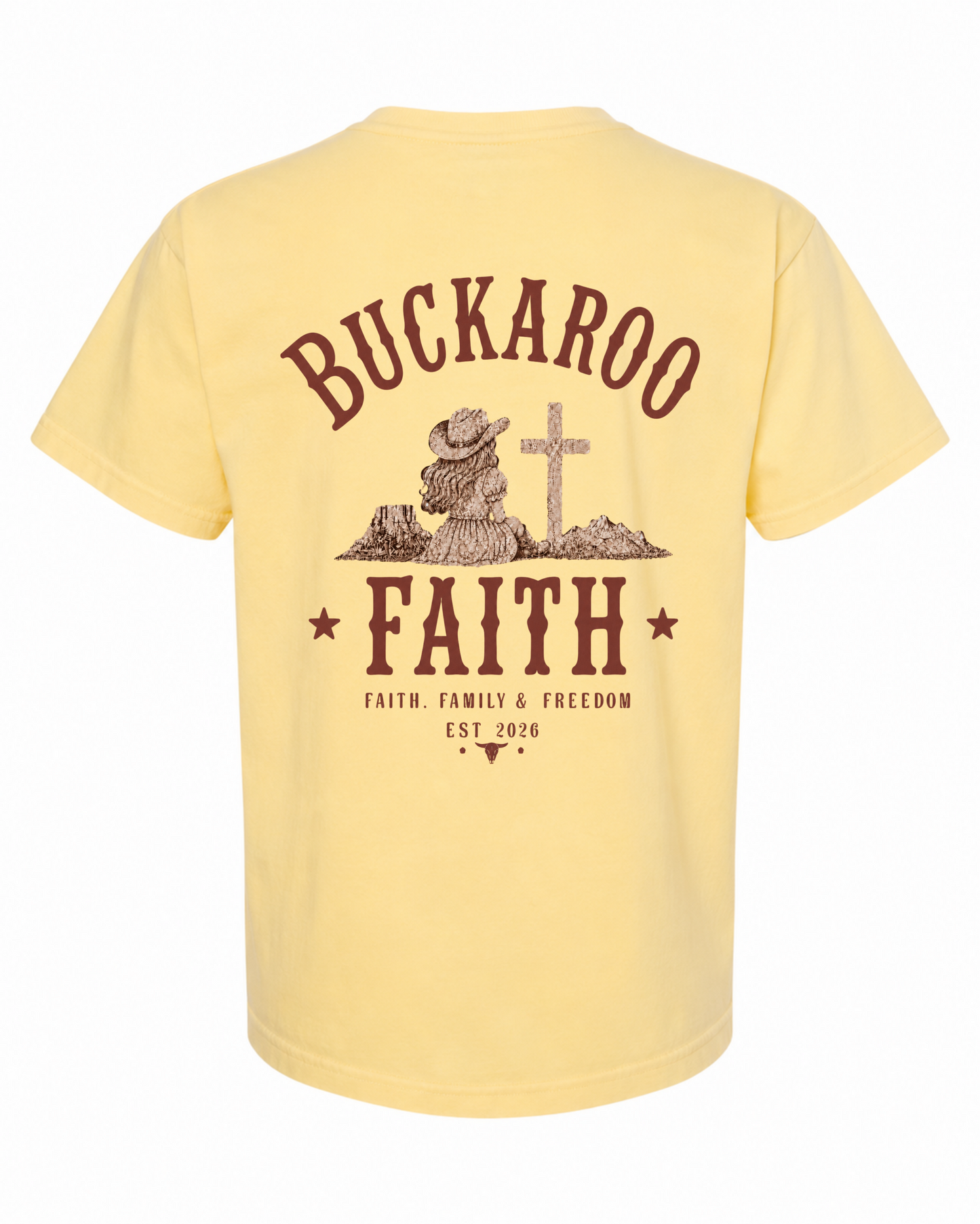 Faith Family Freedom Girl Tee