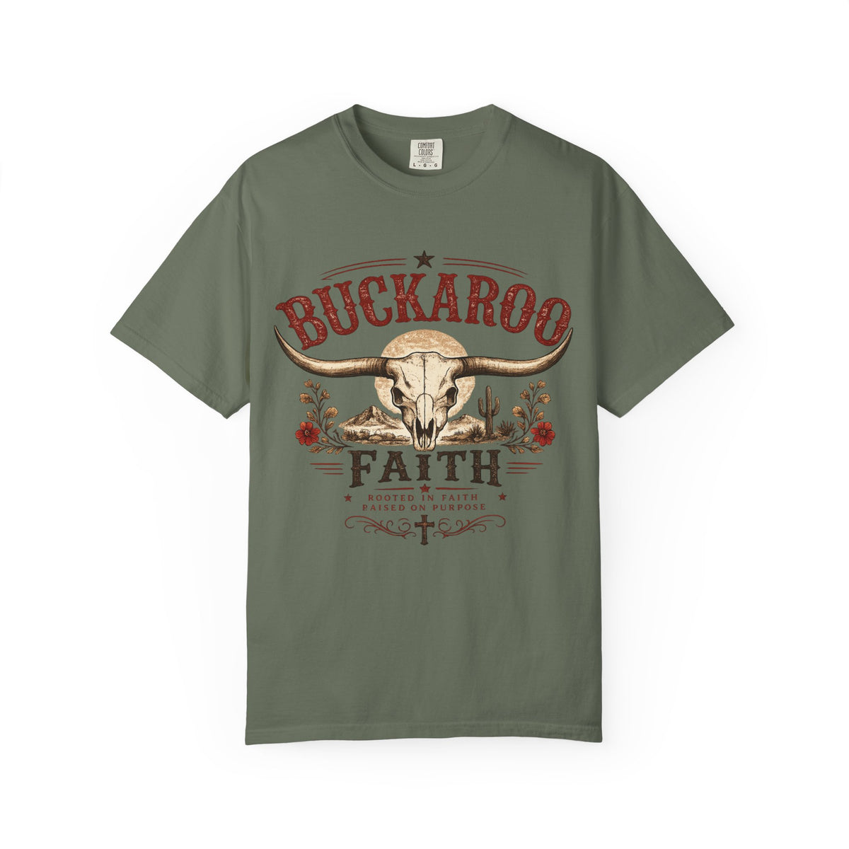 Buckaroo Faith Skull Women's Unisex Tee